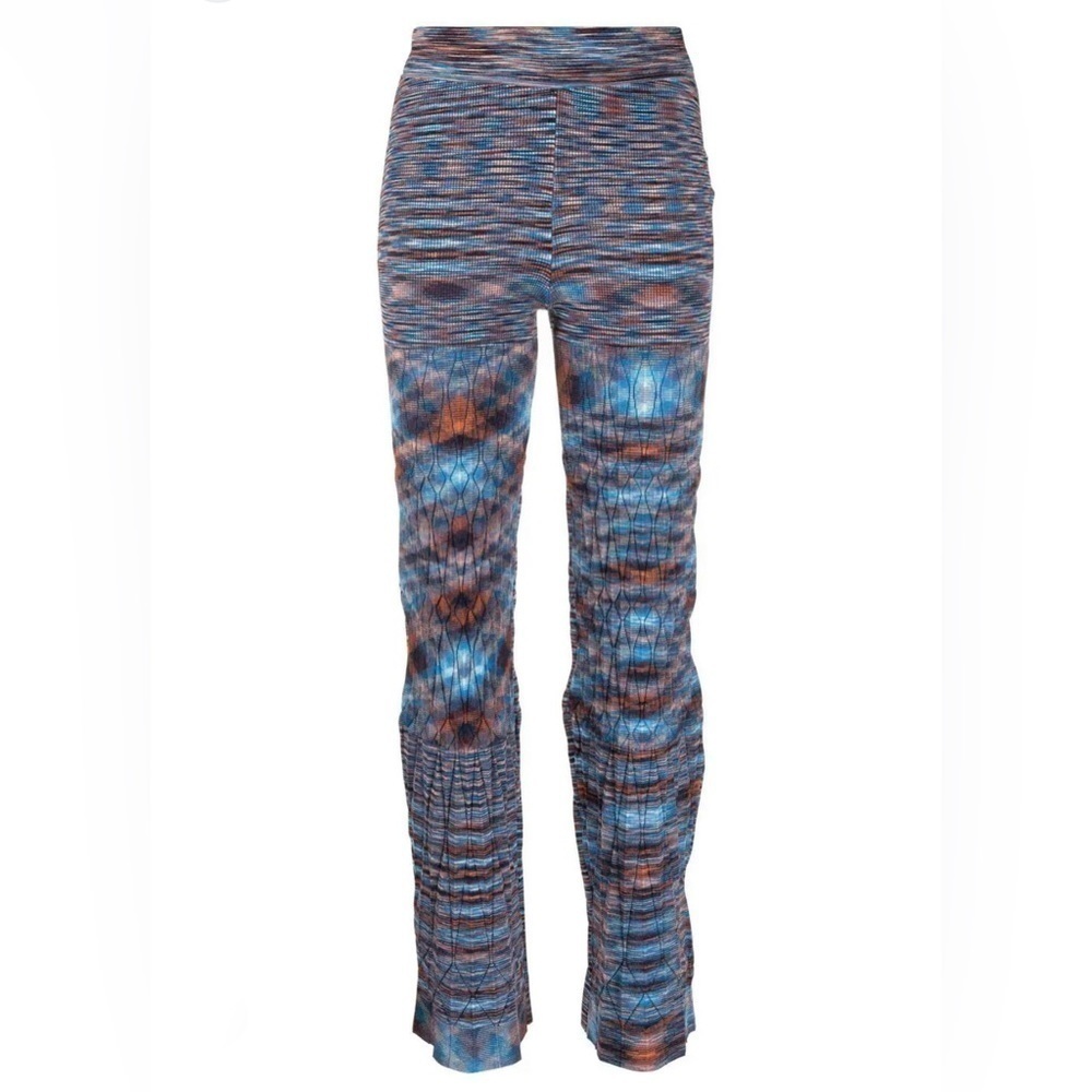 Jonathan Simkhai multicolored knitted flared trousers - Picture 3 of 8